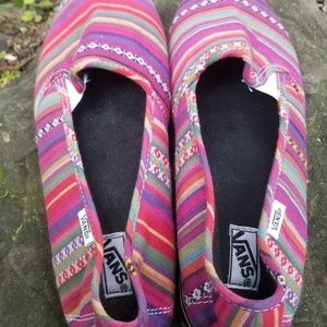 Women's Vans slip on shoes